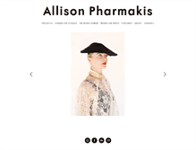 Tablet Screenshot of allisonpharmakis.com